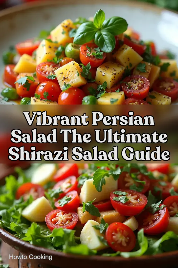 Vibrant Persian Salad The Ultimate Shirazi Salad Guide
