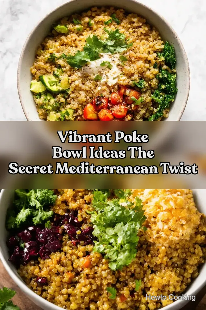 Vibrant Poke Bowl Ideas The Secret Mediterranean Twist : PIN FOR LATER Vibrant Poke Bowl Ideas The Secret Mediterranean Twist