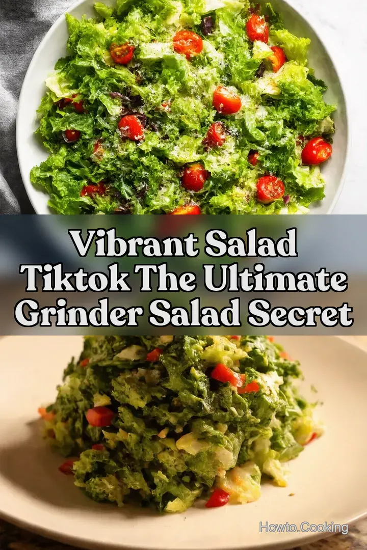 Vibrant Salad Tiktok The Ultimate Grinder Salad Secret