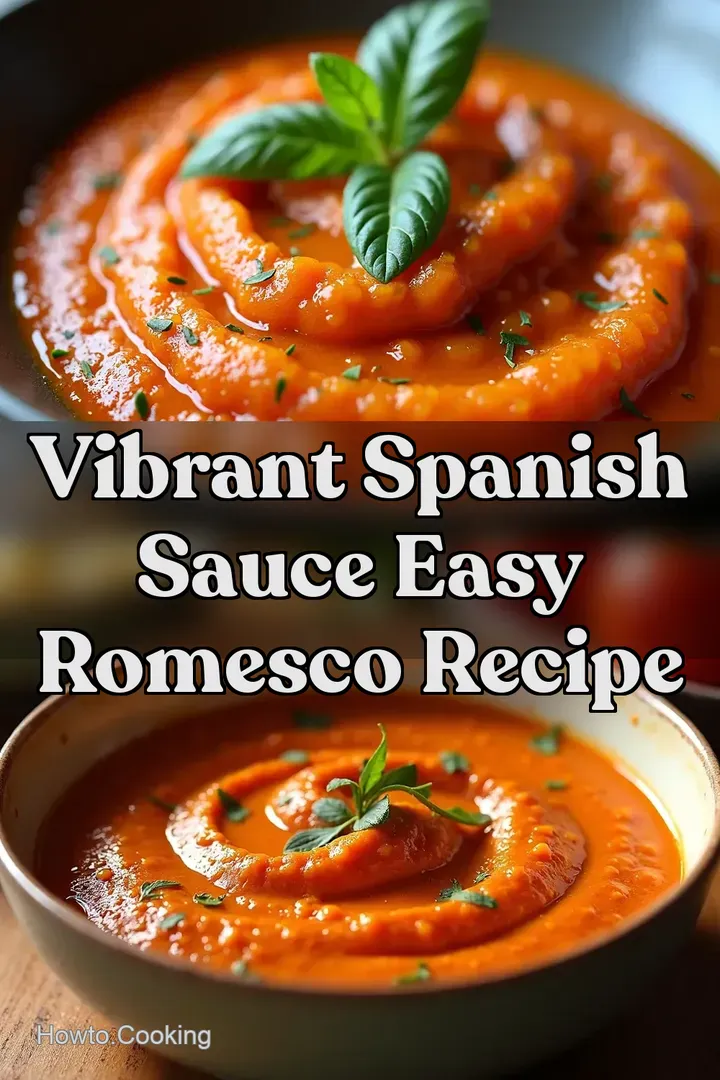Vibrant Spanish Sauce Easy Romesco Recipe