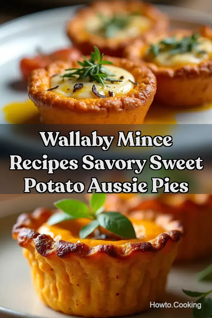 Wallaby Mince Recipes Savory Sweet Potato Aussie Pies