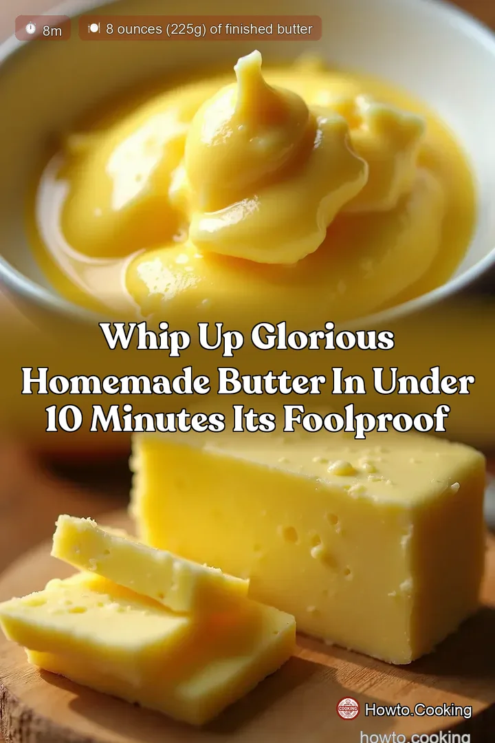Whip Up Glorious Homemade Butter in Under 10 Minutes Its Foolproof