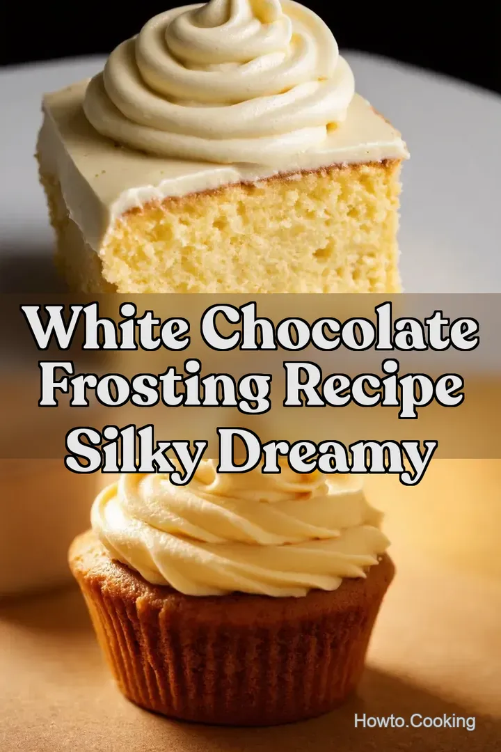 White Chocolate Frosting Recipe Silky Dreamy
