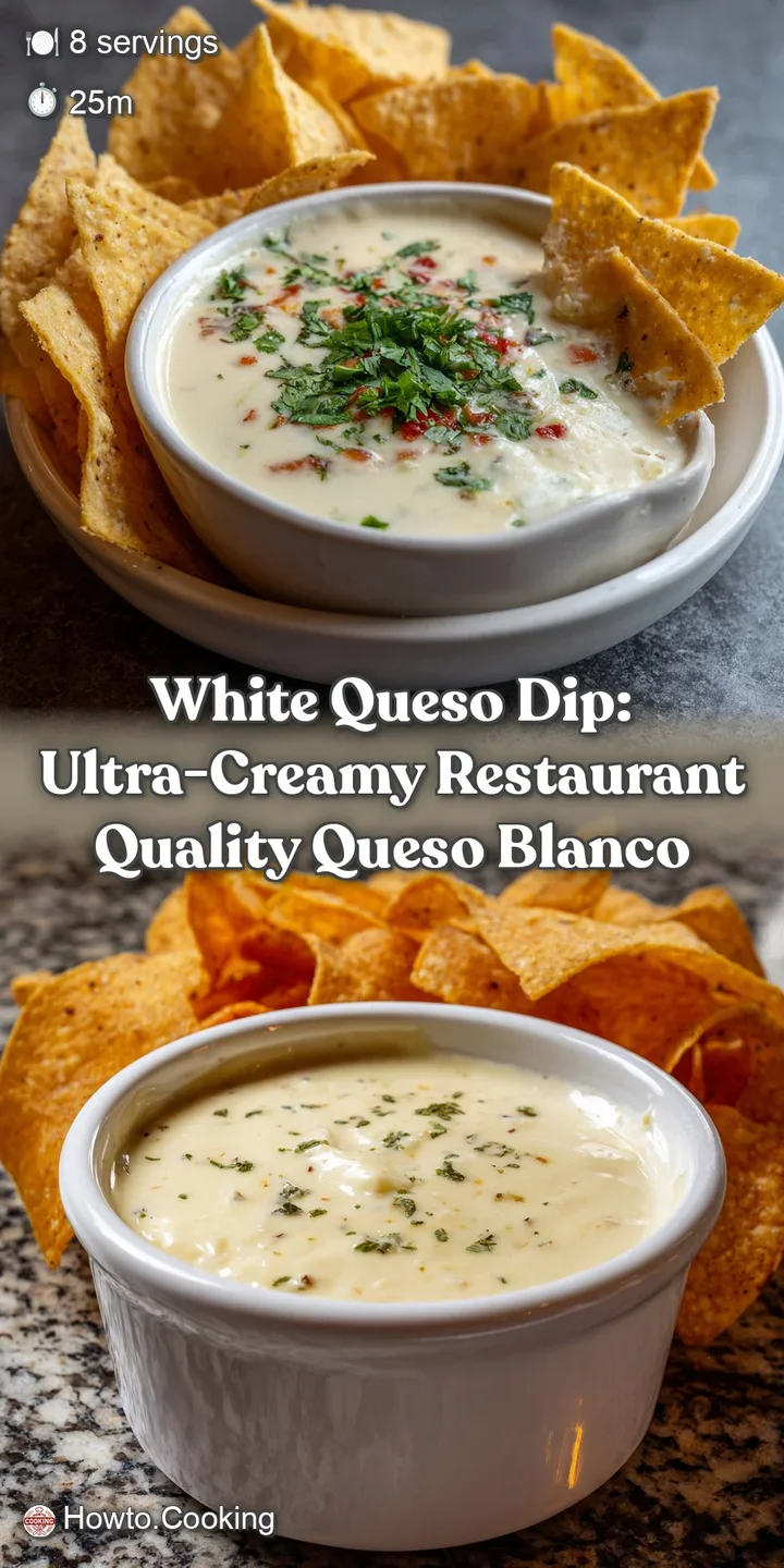 White Queso Dip: Ultra-Creamy Restaurant Quality Queso Blanco