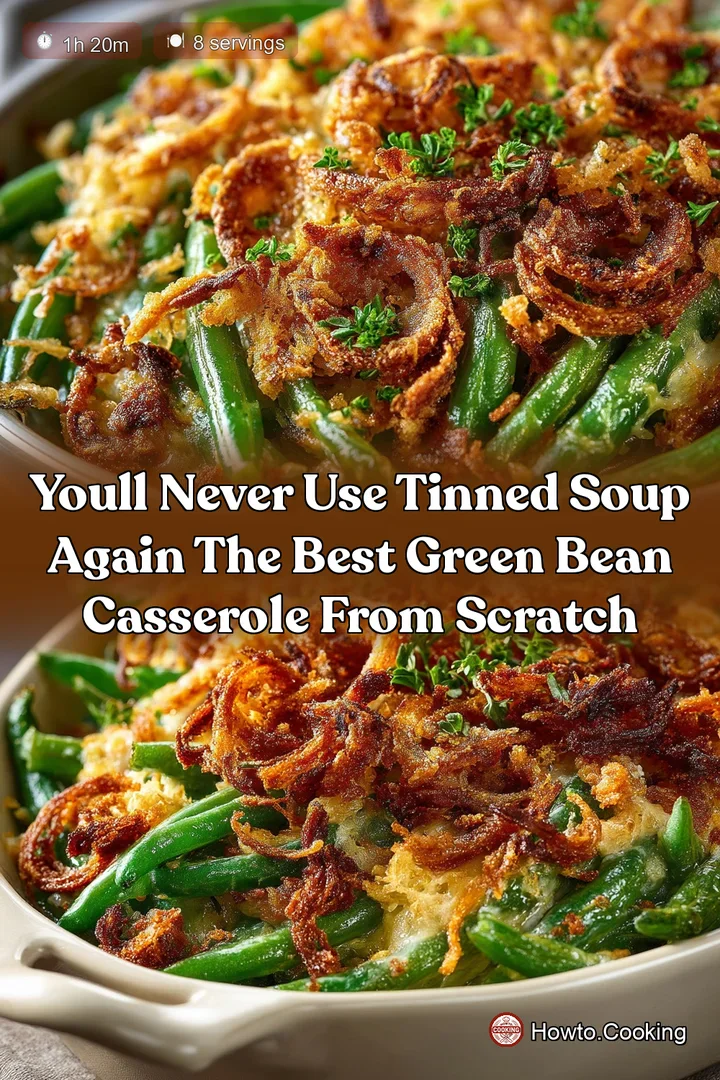 Youll Never Use Tinned Soup Again The Best Green Bean Casserole From Scratch