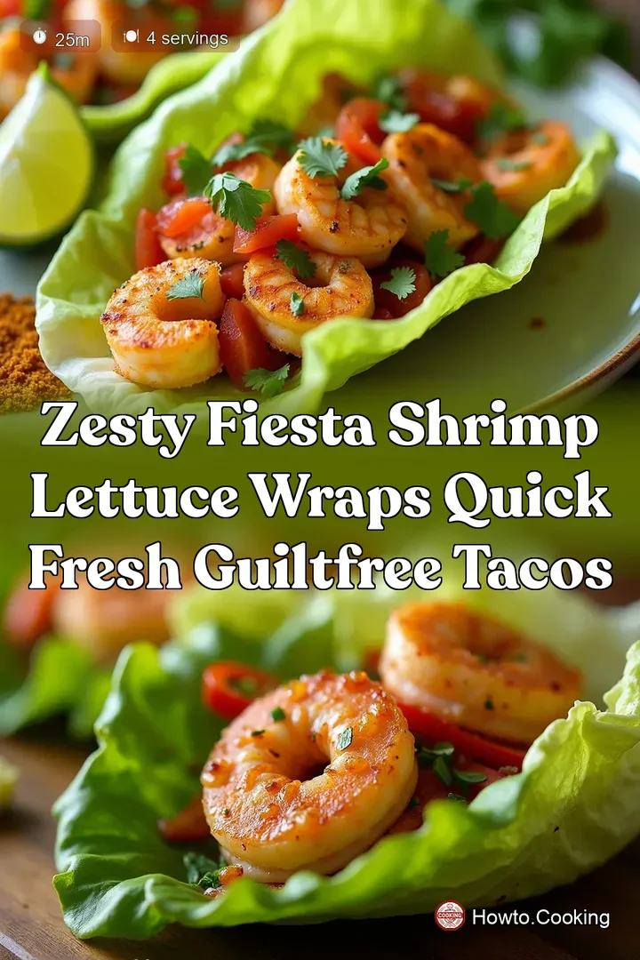 Zesty Fiesta Shrimp Lettuce Wraps Quick Fresh GuiltFree Tacos