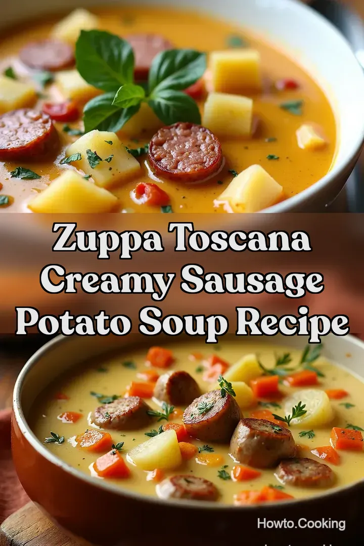 Zuppa Toscana Creamy Sausage Potato Soup Recipe