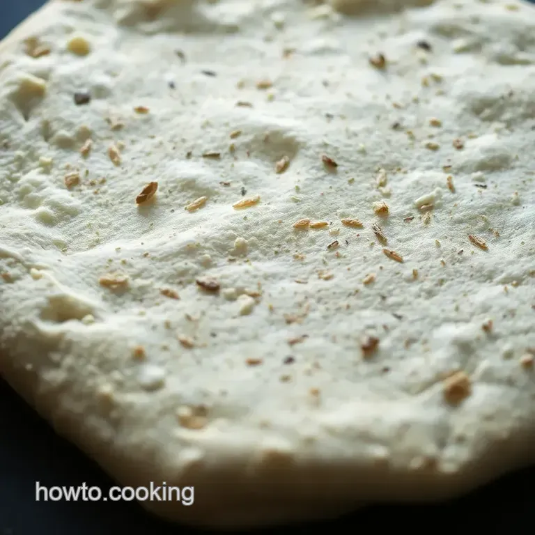 3-Ingredient Sourdough Discard Flatbread presentation