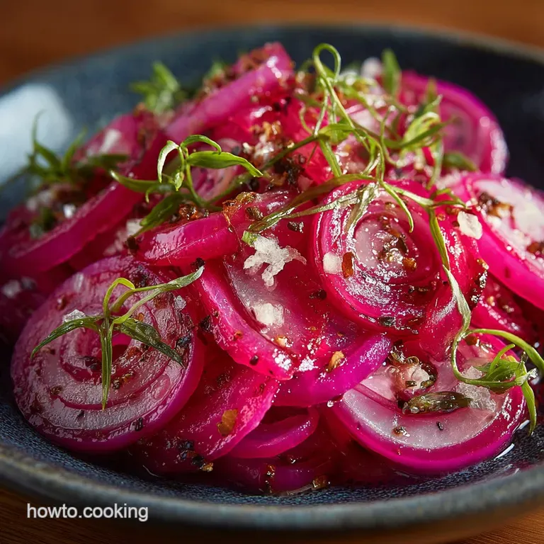 The Scarlet Crunch Quick Pickled Red Onions Ready in 30 Minutes