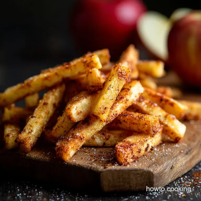Crispy Air Fryer Apple Fries: No Breading Just Flavor! presentation