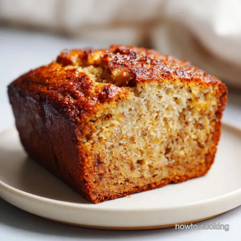 Air Fryer Banana Bread: Caramelized Exterior