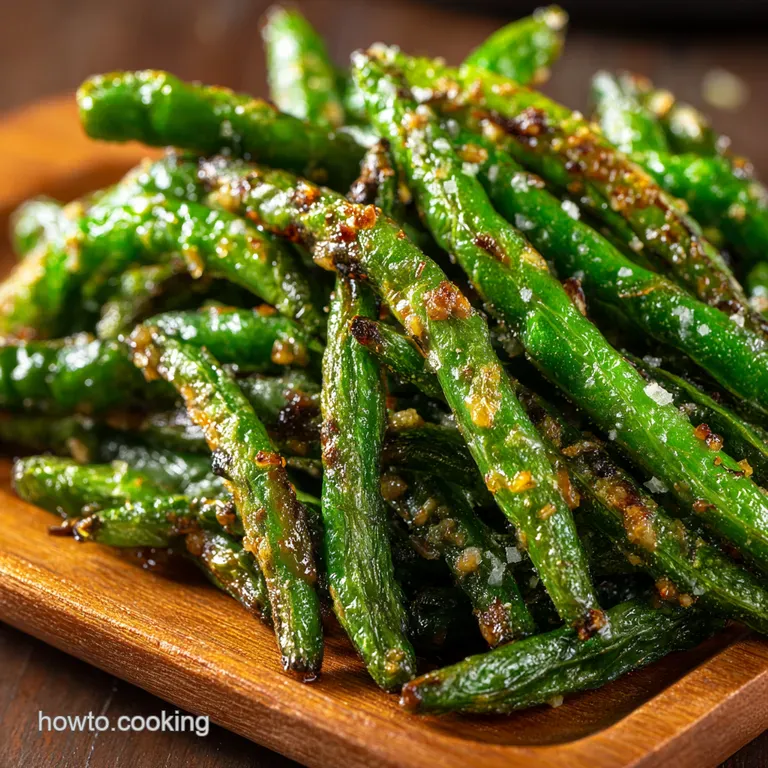 Air Fryer Green Bean Bliss the Ultimate Crispy Recipe presentation