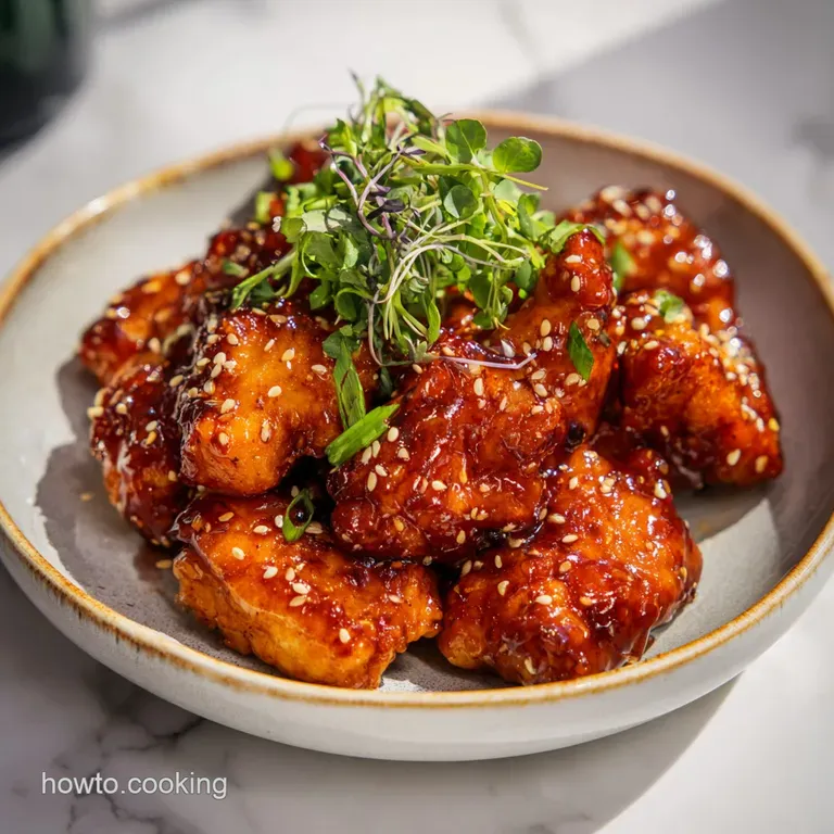 Air Fryer Honey Garlic Chicken Recipe