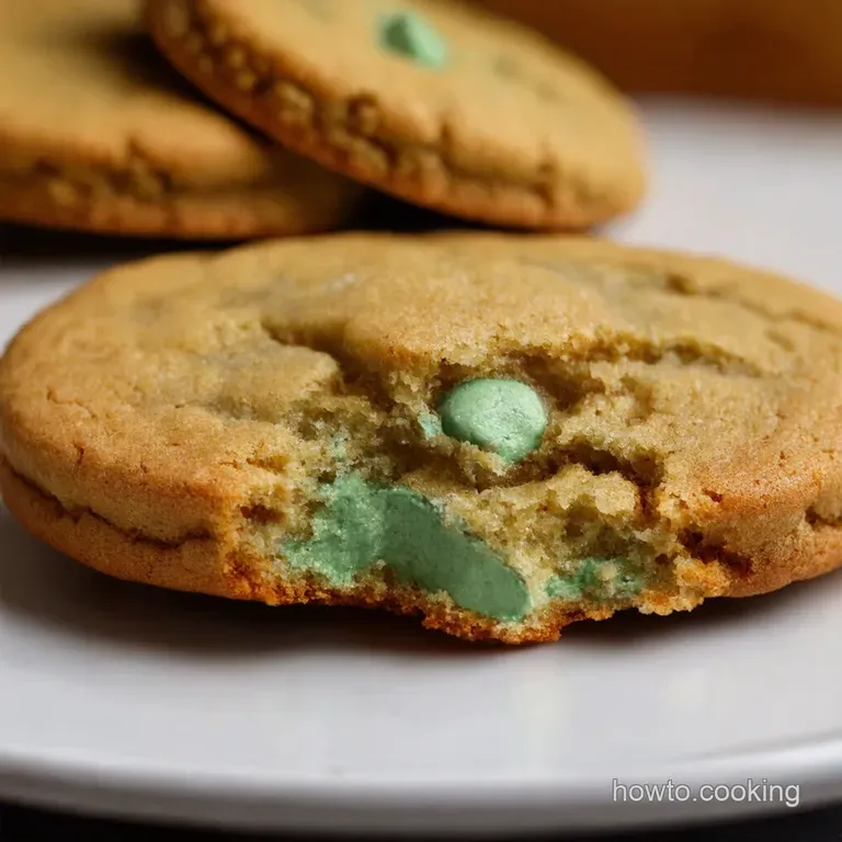 Andes Mint Chocolate Chip Cookies presentation