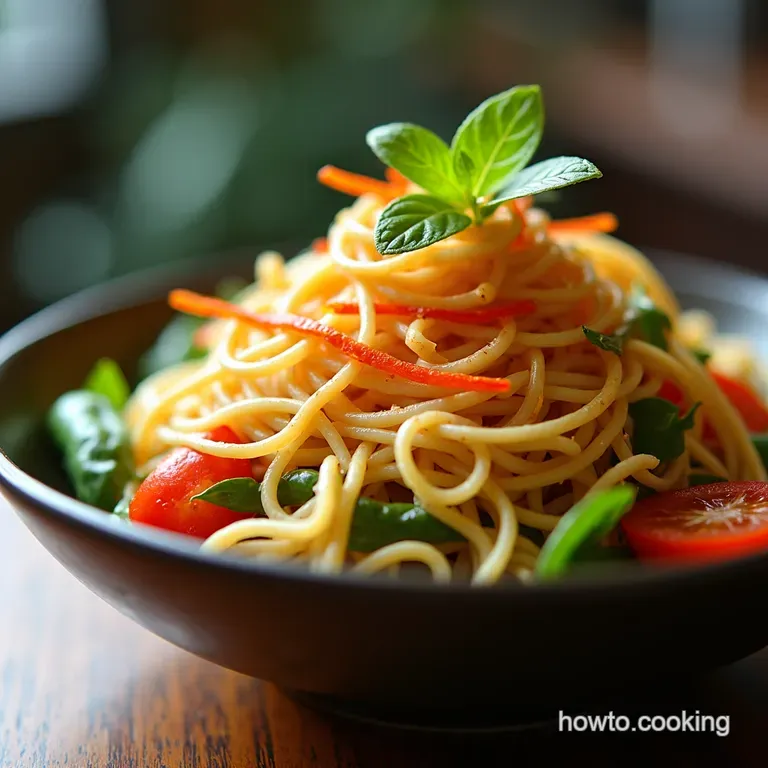 Asian Zing Crispy Noodle Salad with Peanut Punch