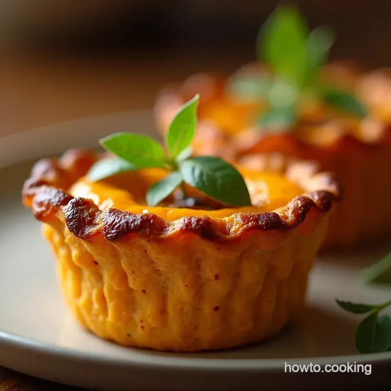 Aussie Wallaby Sweet Potato Pies presentation