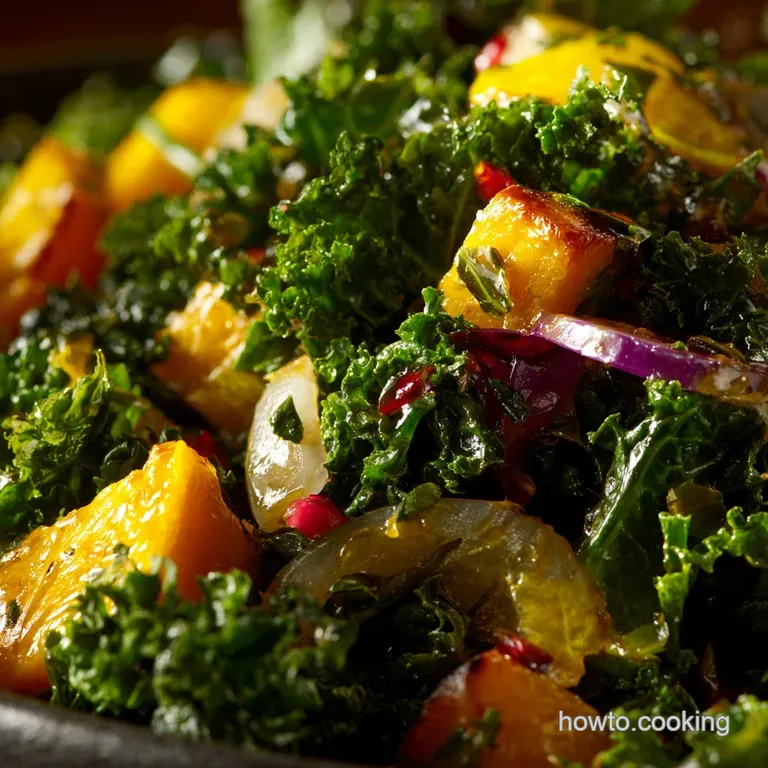 Autumn Chopped Salad: Maple-Cider Harvest Salad with Roasted Butternut presentation