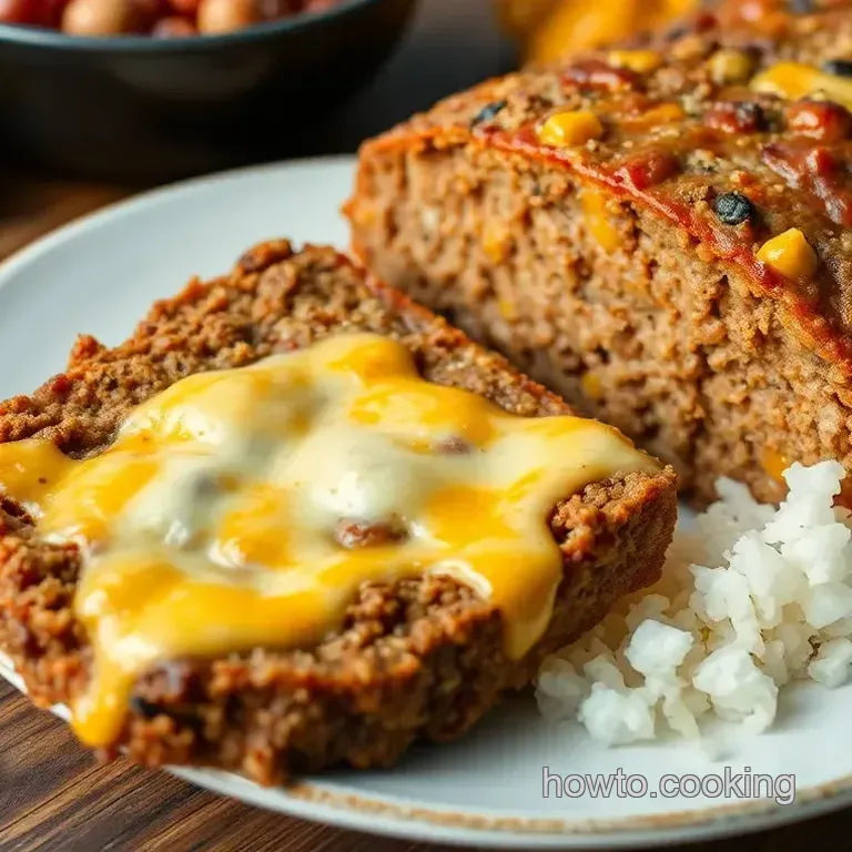 Bake Cheesy Beef Bomb Meatloaf Delight