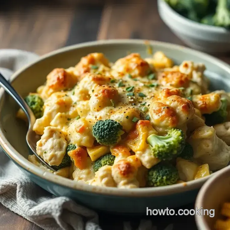 Ultimate Cheesy Chicken Broccoli Casserole