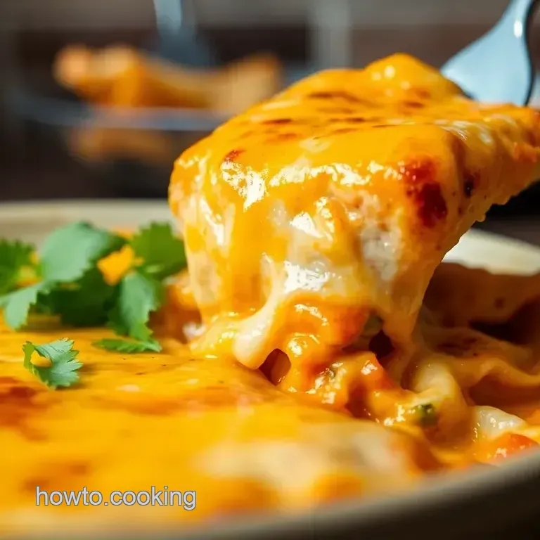 Cheesy Wolf Brand Chile Enchiladas with Mushroom Soup