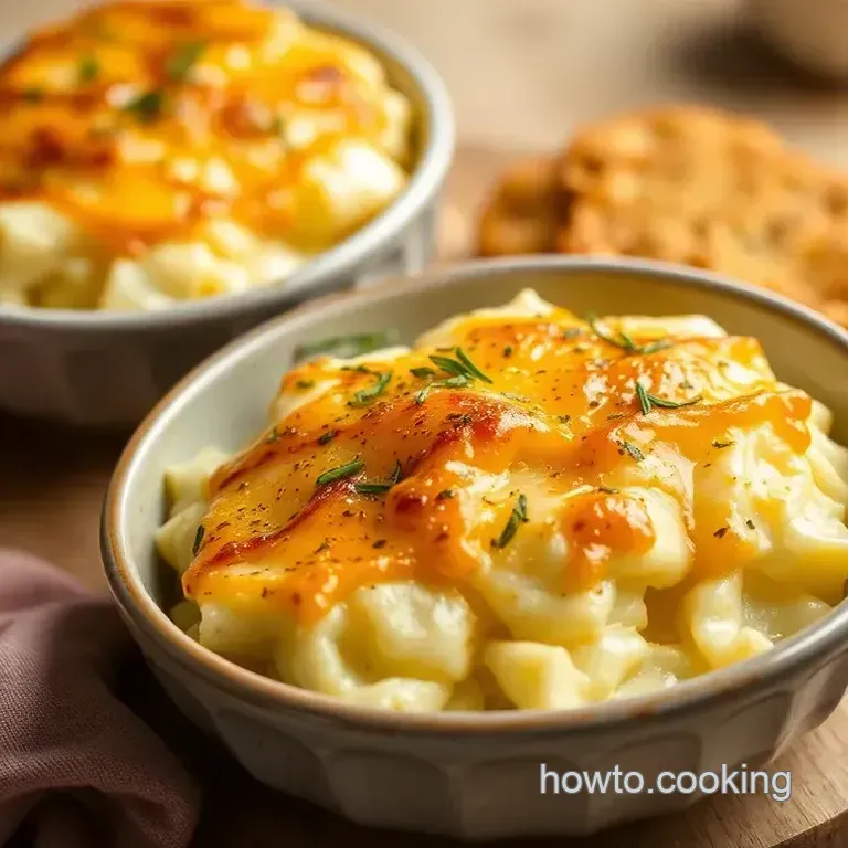 Bake Cheesy Garlic Scalloped Potatoes