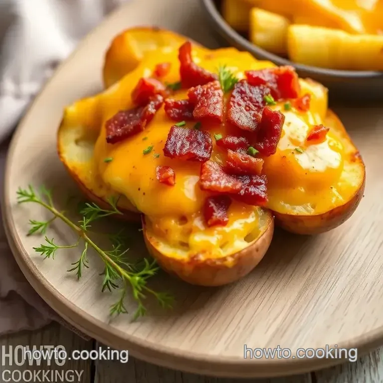 Bake Cheesy Potatoes with Bacon Delight presentation