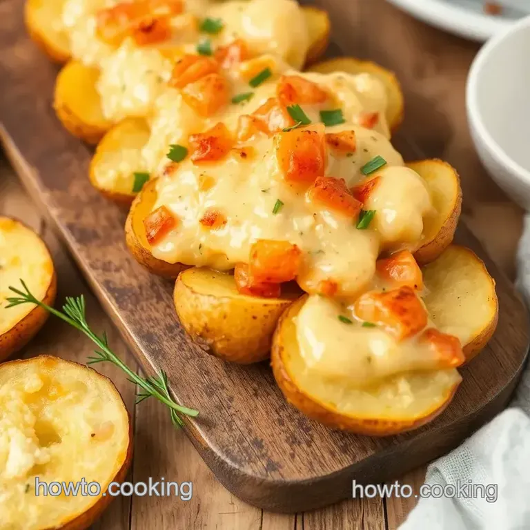 Bake Cheesy Potatoes with Creamy Goodness presentation