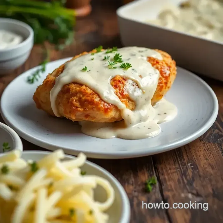 Bake Chicken with Creamy Ranch Flavor presentation