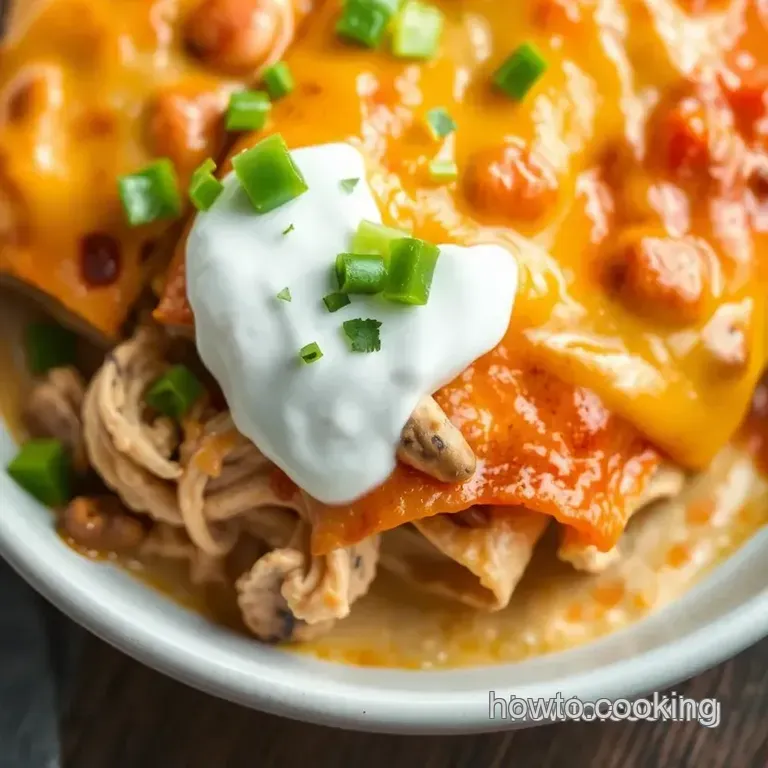 Creamy Mushroom & Wolf Chile Enchiladas presentation