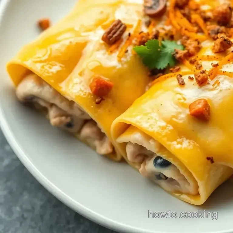 Bake Creamy Mushroom Enchiladas in 50 Min