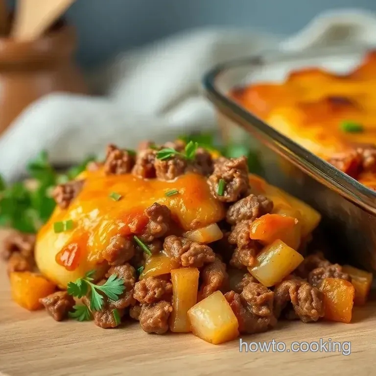 Ultimate Bake Ground Beef Loaded Potato Casserole: Hearty Family Comfort Food