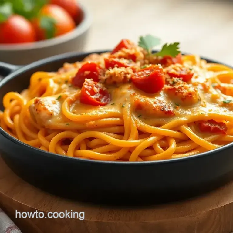Easy Bake Monterey Chicken Spaghetti Casserole: A Cheesy Family Favorite