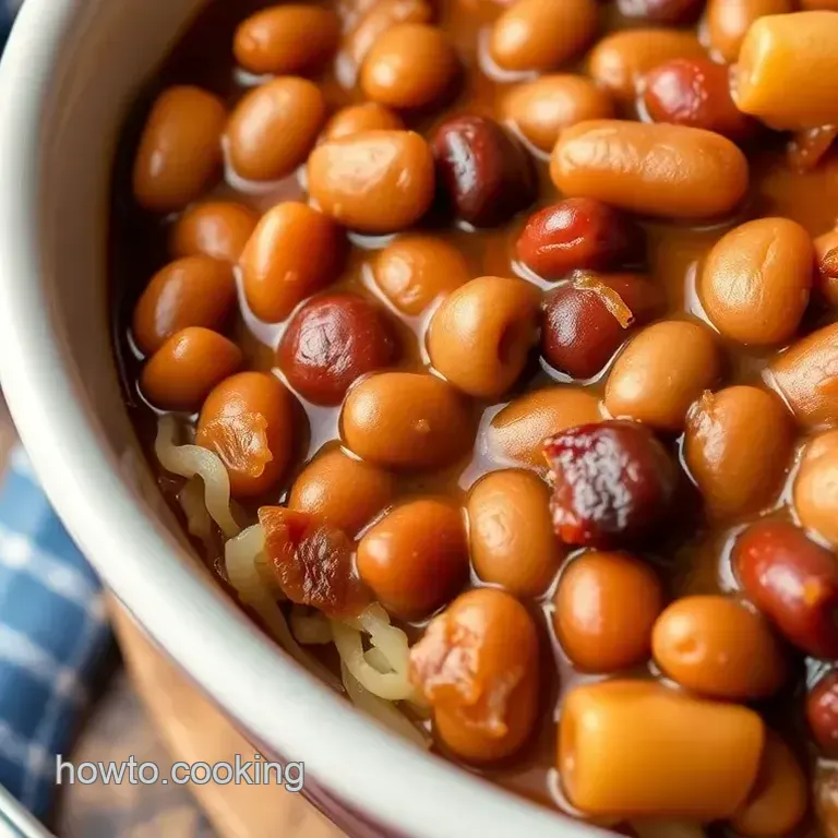 Easy & Hearty Bake Navy Beans in Sweet Molasses Goodness: My Family' s Comfort Food Favorite