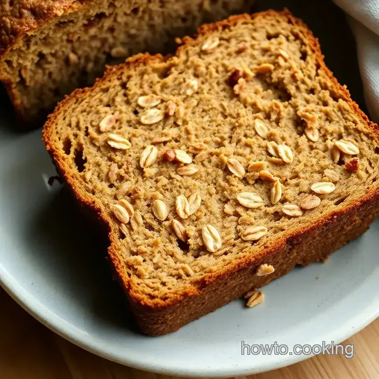Wholesome Oat Molasses Bread presentation