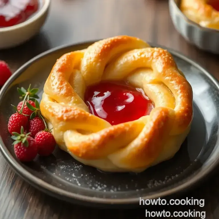 Ring-Shaped Pastries Filled with Sweet Jelly Joy presentation