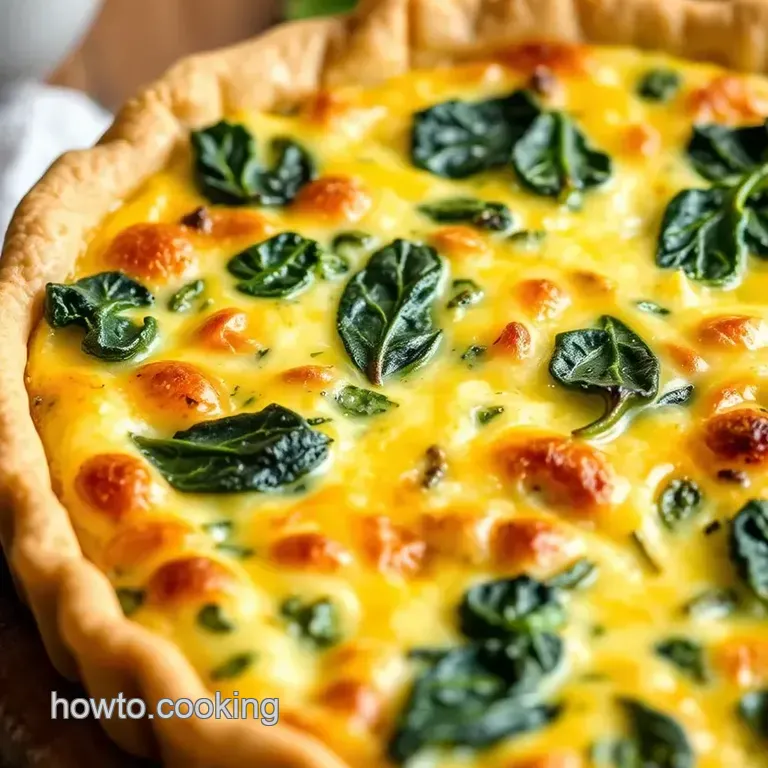 Bake Spinach Quiche: Wholesome Delight for Every Table presentation
