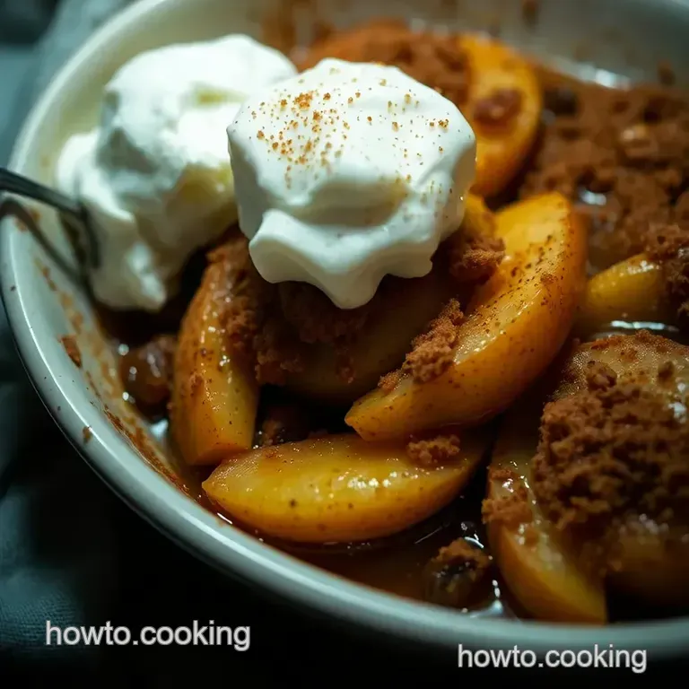 Baked Apples with Cinnamon Delight presentation