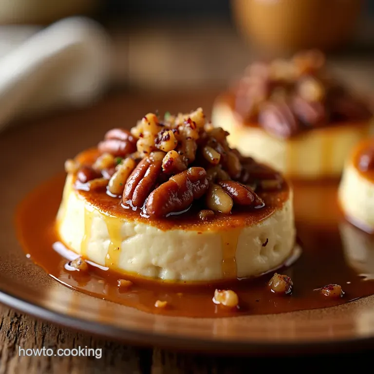 Baked Brie with Mapleglazed Pecans presentation