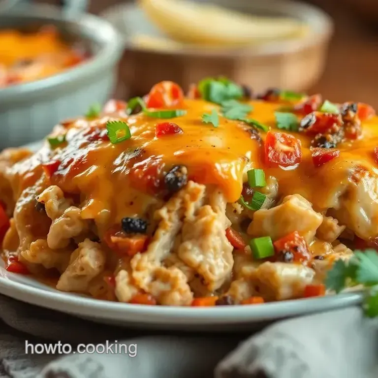 Baked Chicken Casserole with Tex-Mex Flavors