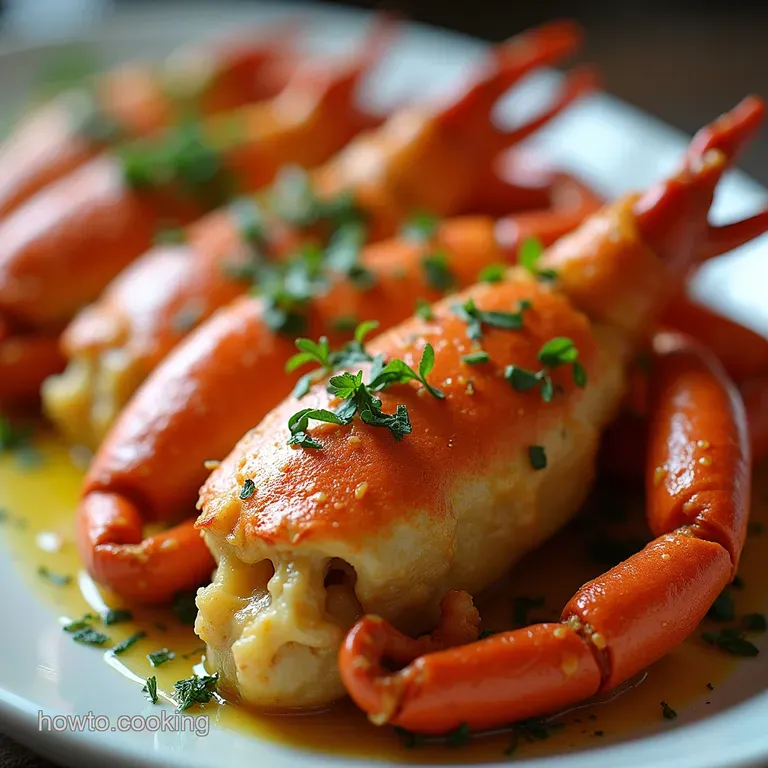 The Kings Feast Impossibly Tender Garlic Butter Baked Crab Legs