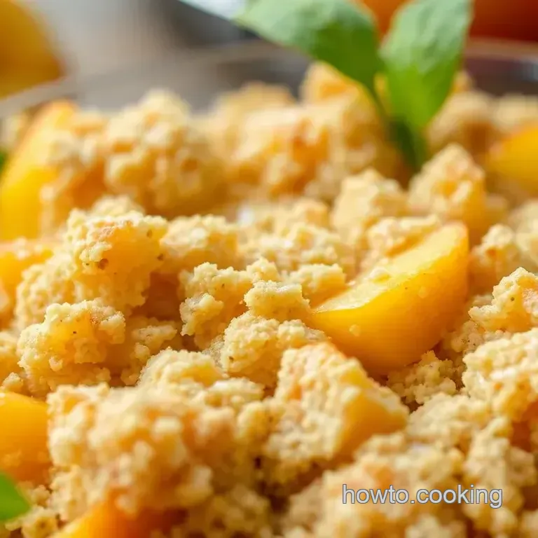 Classic Peach Crumble
