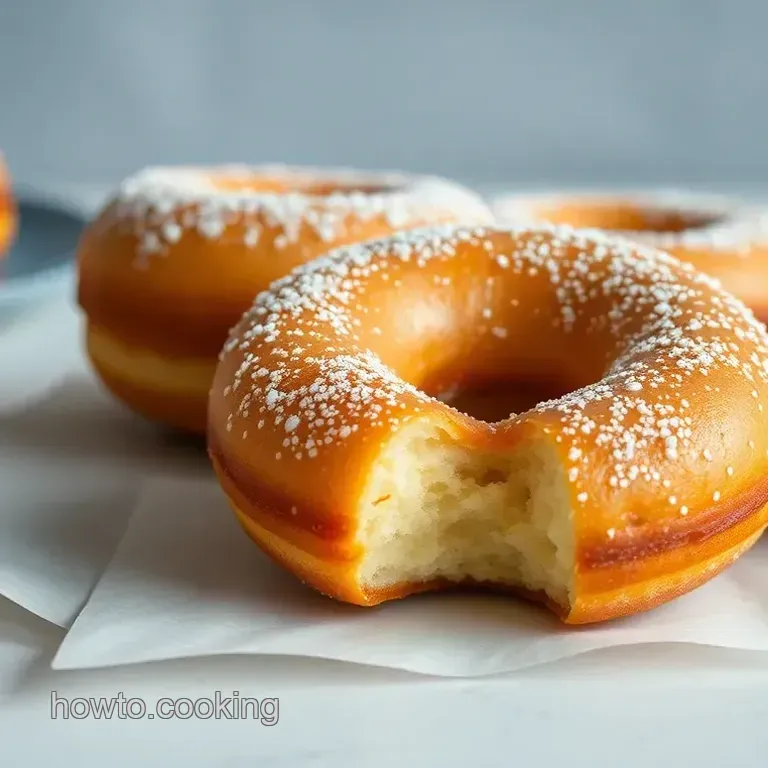 Baked Vanilla Bean Donuts with Glaze