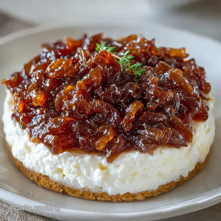 Healthy Balsamic Onion Jam Dip: Tangy and Velvety