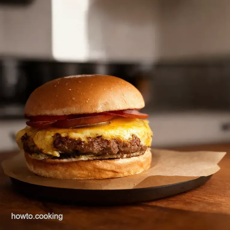 Bangin Breakfast Burger the Ultimate Morning Meal presentation