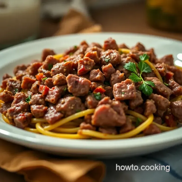 Beef Salami with Spices: a Flavorful Homemade Treat presentation