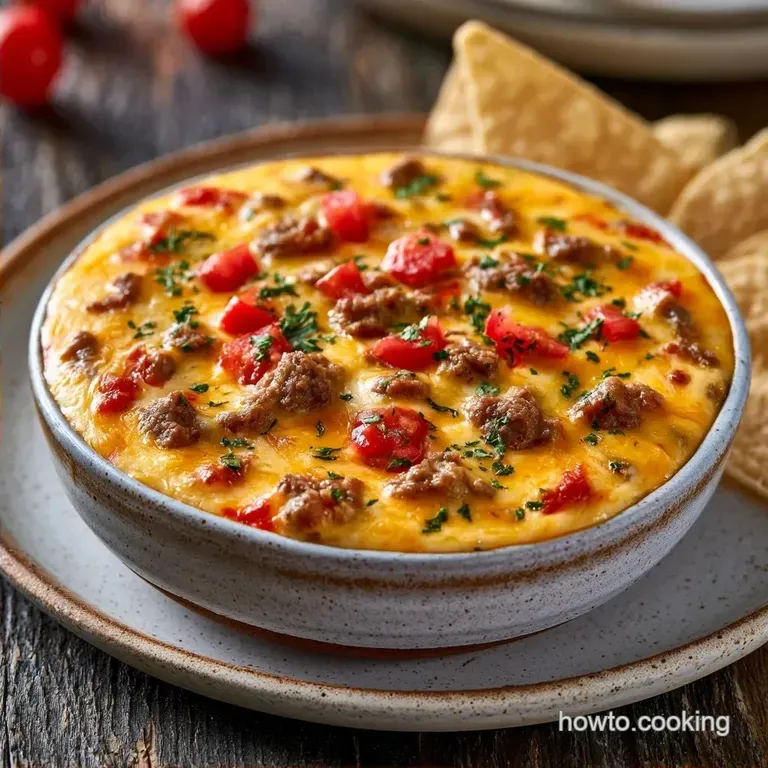 Beef Velveeta Rotel Dip: Silky and Meaty