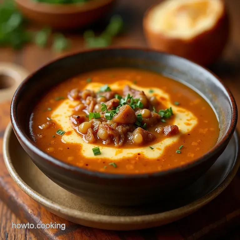 Beefedup French Onion Soup a Savoury Twist presentation