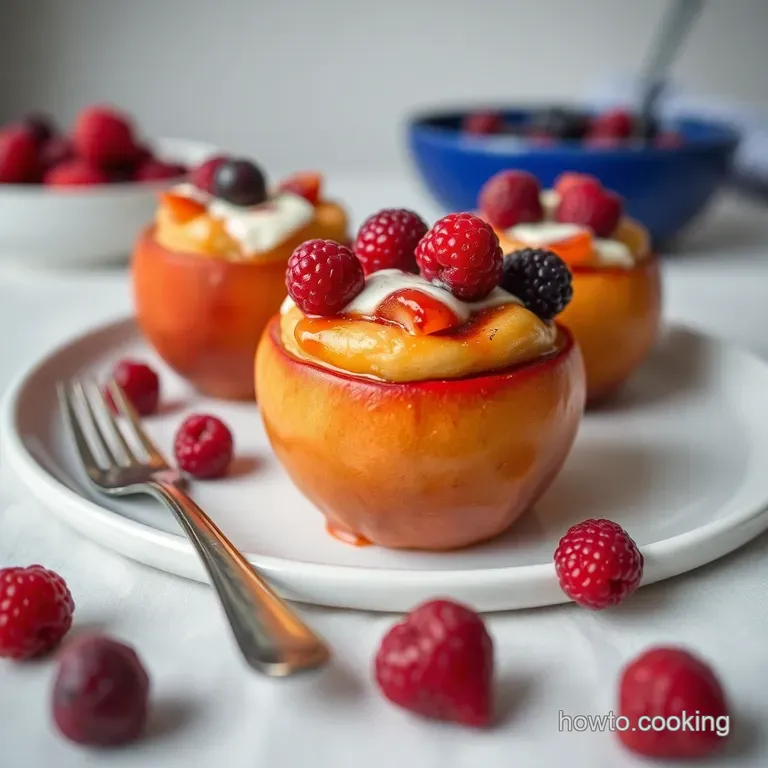 Berry Bliss Baked Apples