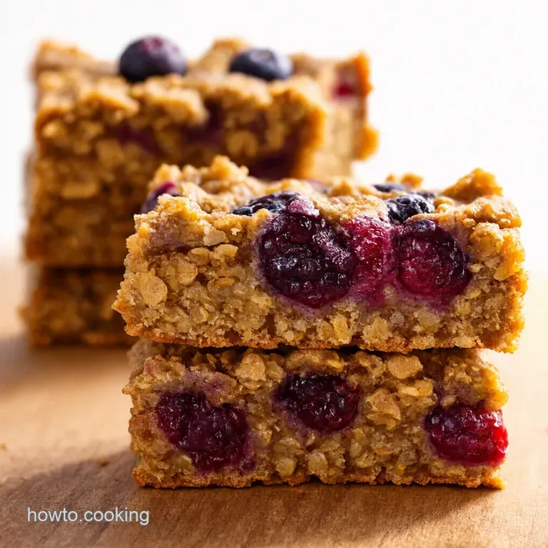 Berry Good Start Healthy Oatmeal Bars