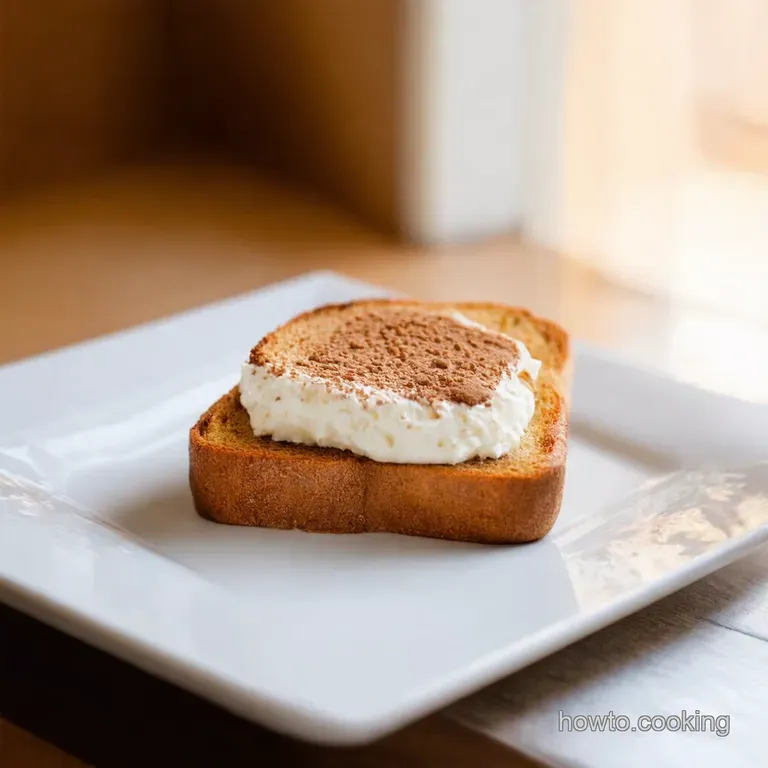 Biscoff Bliss Yogurt Toast a Quick Crunchy Treat presentation